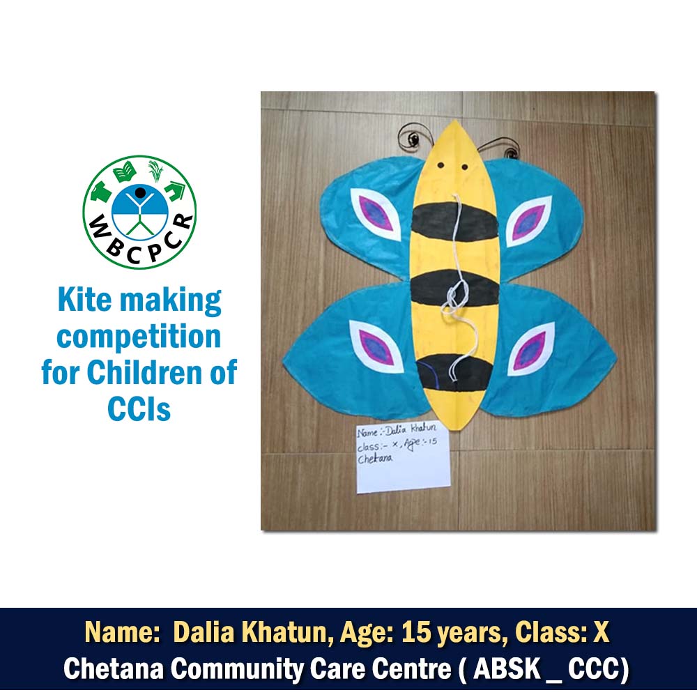 Kite making competition for Children of CCIs